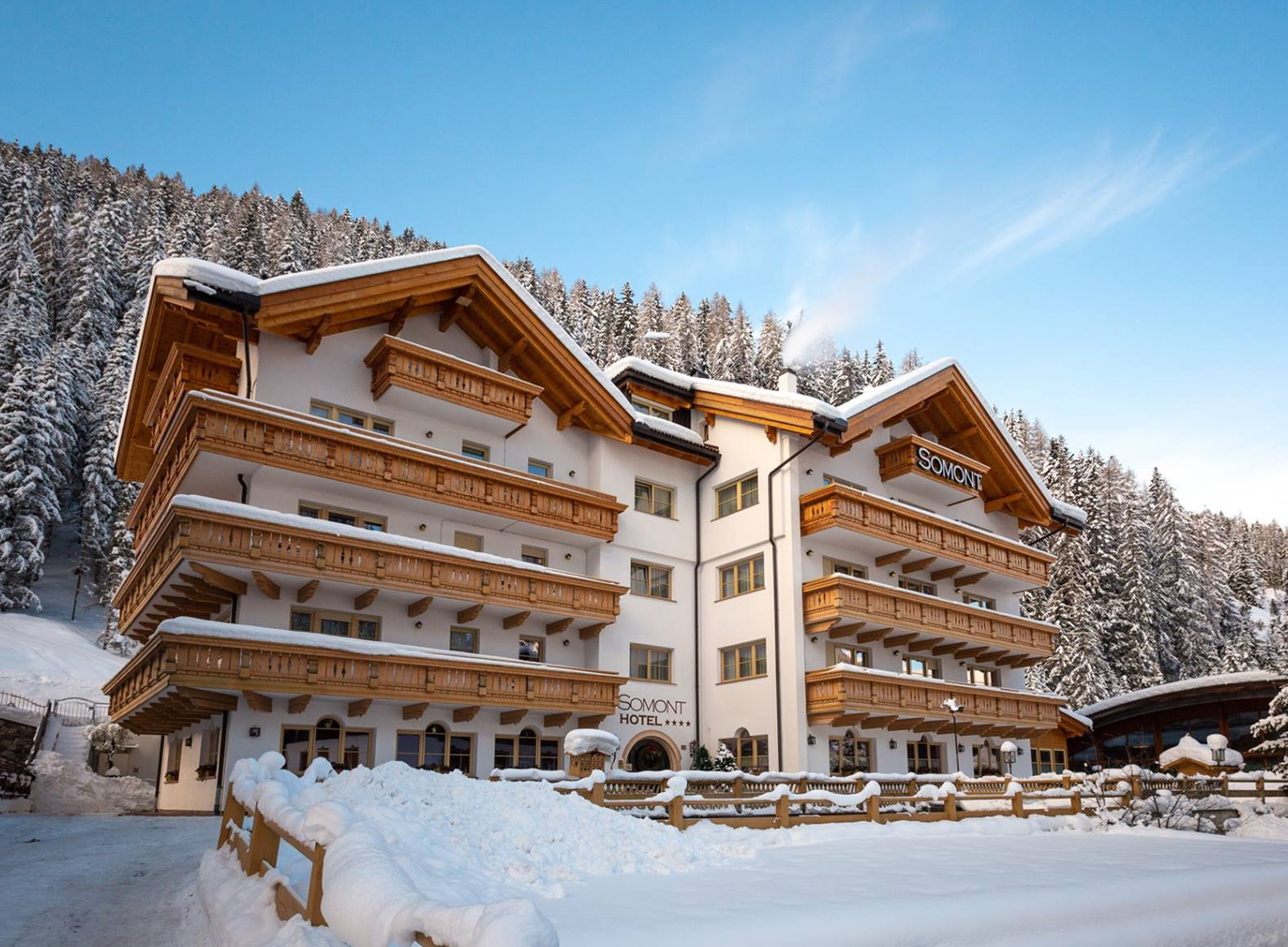 Hotel Somont sulle piste da sci della Val Gardena
