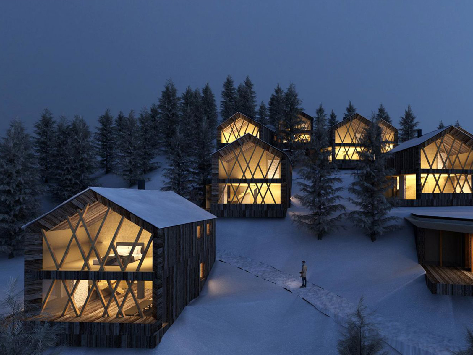 Villaggio chalet di montagna di lusso con spa privata a Anterselva di Mezzo in Trentino Alto Adige