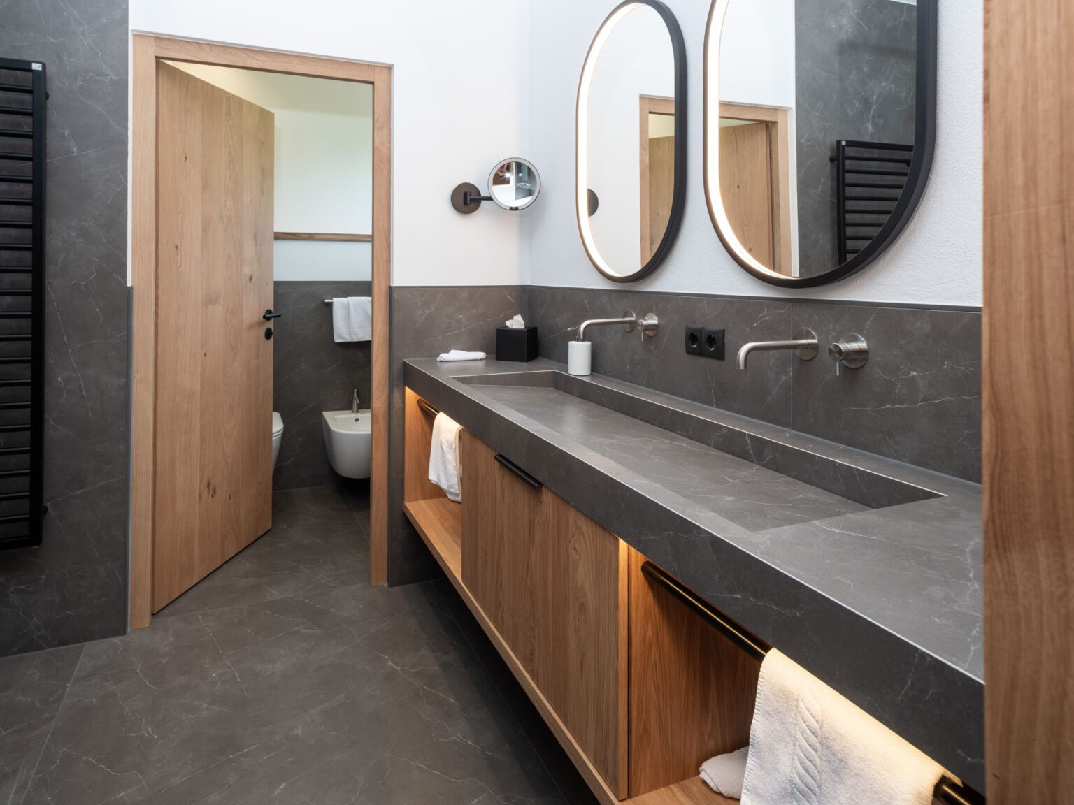 Bagno moderno di design - Hotel Stoll